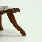 Xl Brutalist Tree Trunk Coffee Table 1960s thumbnail 2