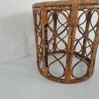 Vintage Bohostijl Rotan Bamboe Bijzet Tafel thumbnail 7