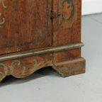 Antieke Beschilderde Bruidskast 1795 thumbnail 4