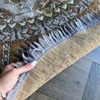 Vloerkleed Grey/beige Persian Look Rond Vintage thumbnail 4