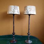 Vintage Glas Plafond Lamp, Plafoniere, Helder Reliëf Glas thumbnail 13