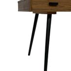 Vintage Bureau Werkplek Compact Jaren 70 Plak Fineer thumbnail 12