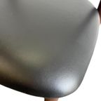 Houten Eetkamerstoel Met Zwart Leder (Meerdere In Stock) thumbnail 6