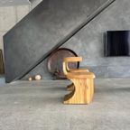 Massief Houten S Shape Stoel (meerdere Stuks In Stock) thumbnail 3