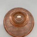 Art Deco Roze Persglas Schaaltje thumbnail 4