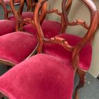 Stoelenset In Louis Xv-Stijl. 6 Stuks. thumbnail 3