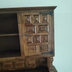 Spanish Baroque Carved Tuscan Credenza thumbnail 12