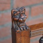 Eiken Stoeltje Antiek thumbnail 6