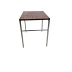 Vintage - Teakhout - Bijzettafel Chroom - Industrieel - Holland - 60'S thumbnail 6
