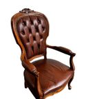Vintage Barok Lounge Fauteuil / Stoel / Eenzit thumbnail 7