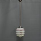 Art Deco Hanglamp Met Lampion Kap thumbnail 2