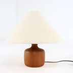 Deense Teak Vintage Lamp Tafellamp thumbnail 9