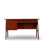 Deen Design Teak Freestanding Desk, 1960S thumbnail 2