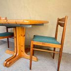 Rainer Daumiller Grenen Vintage Verlengbare Eettafel thumbnail 13