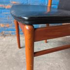 Set 5 (of 6) Deense Teak Stoelen , Findahls Møbelfabrik thumbnail 5