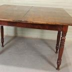Vintage Antieke Uitschuifbare Tafel, Karttafel thumbnail 7