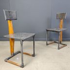Vintage Industrial Chairs, 1970s - Set Of 4 thumbnail 9