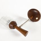 Dutch Design - Philips - Wandlamp - Teak - Kristal - 1960'S thumbnail 6