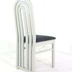Set 4 Vintage Eighties Stoelen 'meern' Nieuwe Bekleding thumbnail 3