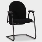 Interstuhl A550 Vergaderstoel , Zwart, Slede Frame thumbnail 2
