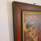 Cherry Jeffe Huldah Dame In Lijst Vintage thumbnail 9