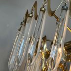 Vintage Luxueuze Art Deco Stijl 80’S Kristallen Kroonluchter thumbnail 6