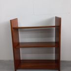 Jaren 50/60 Scandinavisch Wandmeubel Wandrek (teak-grenen-fineer) thumbnail 4