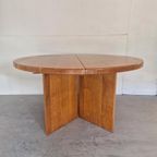 Vintage Massief Houten Uitschuifbare Eettafel Xl Design thumbnail 15