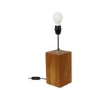 Landelijke Lamp Massief Houten Verstelbare Tafellamp thumbnail 10
