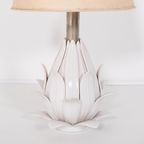 Unique Italian Design Ceramic ‘flower’ Lamp / Tafellamp, 1970’s thumbnail 3