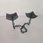 Vintage Brutalist Ketting Kaarsenhouder thumbnail 3