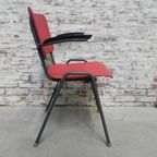 4 Vintage Eettafelstoelen Met Armleuningen thumbnail 19