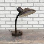 Vintage Bureaulamp Bruin thumbnail 4