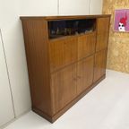 Mid-Century Vintage Wandkast Vitrine Barmeubel thumbnail 4