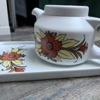 Vintage Arzberg Servies. 2 Pannen Schaal En Theepot thumbnail 2