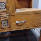 Vintage Kaptafel - Toilettafel - Spiegelkast thumbnail 11