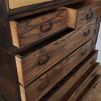 19 Century Japanese Cabinet In Rosewood thumbnail 6