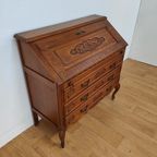 Vintage Secretaire Ladekast Landelijk Bureau Buro 014 thumbnail 13