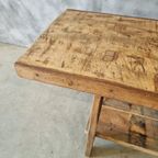 Oude Werkbank Werktafel Sidetable Badkamermeubel 55X170 Cm thumbnail 5