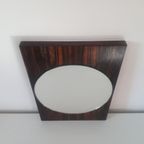 70's Vintage Spiegel Palissander Retro Spiegel thumbnail 2