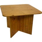 Vintage Grenen Salontafel / Bijzettafel Minimalist Design thumbnail 17