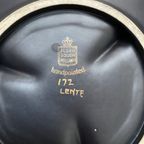 Ceramic Serving Plate In Platteel By Flora Gouda Decor “Lente” 1960S thumbnail 5