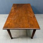 Vintage Teakhouten Koloniale Eettafel Met Lade thumbnail 23