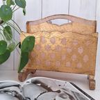 Brocante Vintage Theekastje Met Vitrine, Houten Kastje thumbnail 21