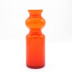 Oranje Glass Vaas Jaren 60 thumbnail 2