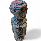 African Sculpture / Multi Material Figure / Height 65 Cm / 1970s thumbnail 19