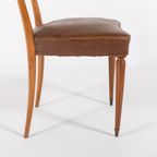 Mid-century Italian Chairs / Eetkamerstoel / Stoel From Vittorio Dassi 1950s thumbnail 10