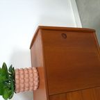Teak Fineer Dressoir Met Lades Uit Zweden thumbnail 10