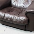 Pair Of De Sede Ds-101 Leather Lounge Chairs thumbnail 8