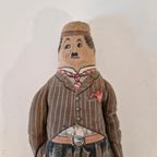 Antieke Charly Chaplin Doll Oude Pop Engels thumbnail 4